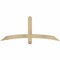 Ekena Millwork Bellingham Rough Sawn Timber Gable Bracket, Douglas Fir, 60"W x 25"H x 2"D x 4"F, 10/12 Pitch GBW060X25X0204BEL00RDF - alternate 1